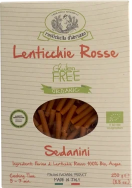Sedanini Rød Linser Rust 250g