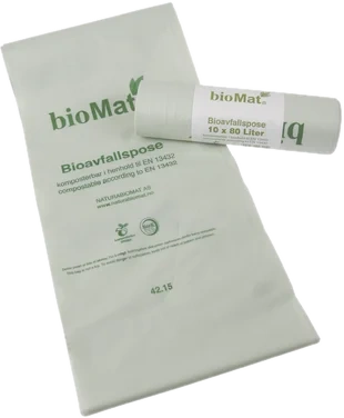 Avfallssekk Bio Komposterbar 80l