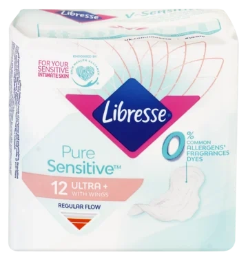 Libresse Bind Pure Sensitive Normal 12stk