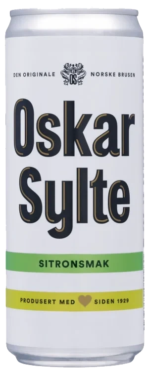 Oskar Sylte Sitronsmak 0,33l bx