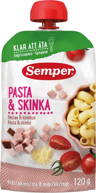 Semper Spiseklar Pasta & Skinke 6md