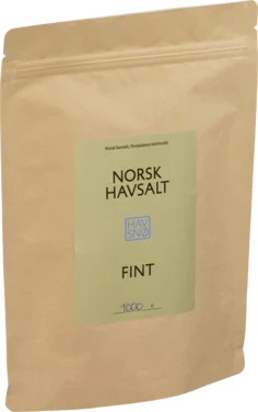 Norsk Havsalt Fint 1 kg Chef's Bag