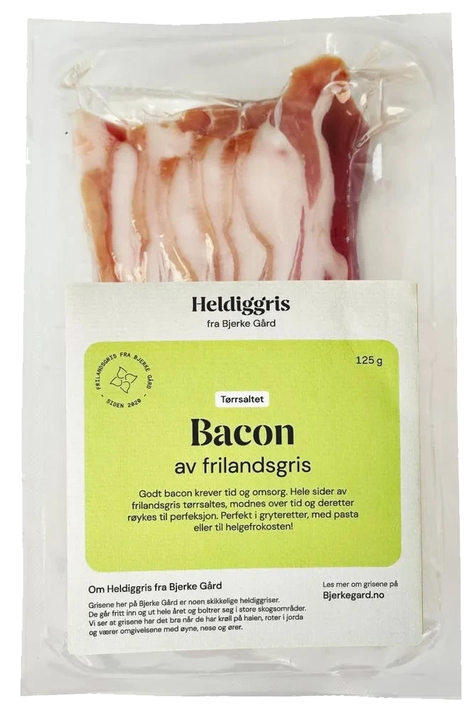 Tørrsaltet bacon