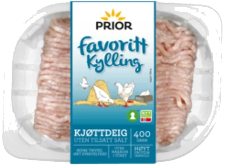 PRIOR Kjøttdeig av kylling 400g