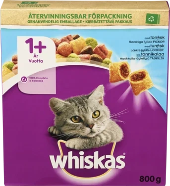 Whiskas 1+ Tuna 800g