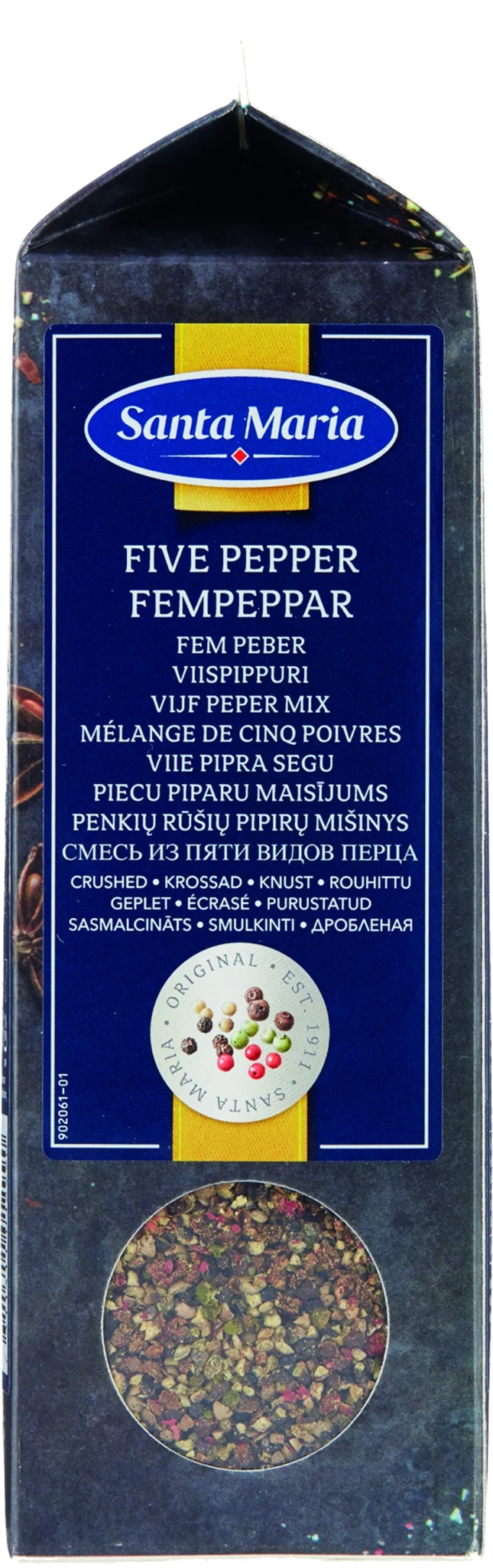 Fempeppar krossad