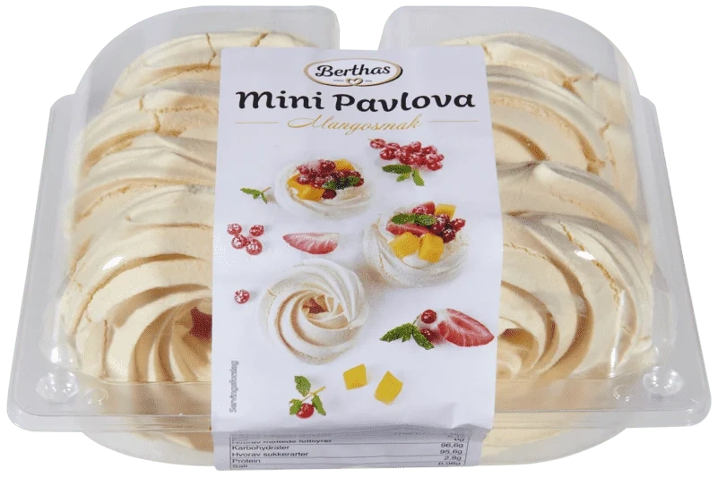 Mini Pavlova Rose Mango 120g Berthas
