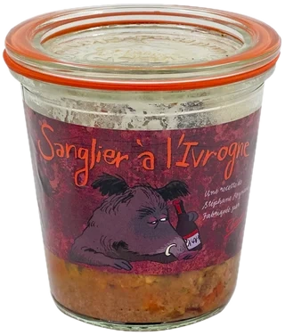 Terrine Villsvin Rødvinsmarinertpaté 200g Rougié
