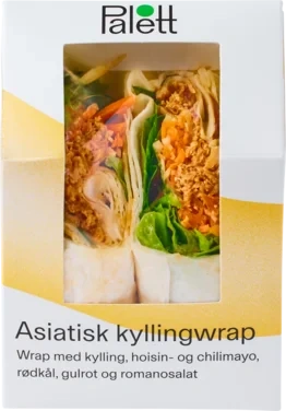 Kyllingwrap Asiatisk 225g Palett