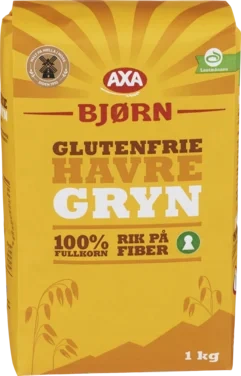 Havregryn Store glutenfri 1kg Axa