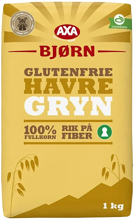 Havregryn Glutenfri Axa 1kg