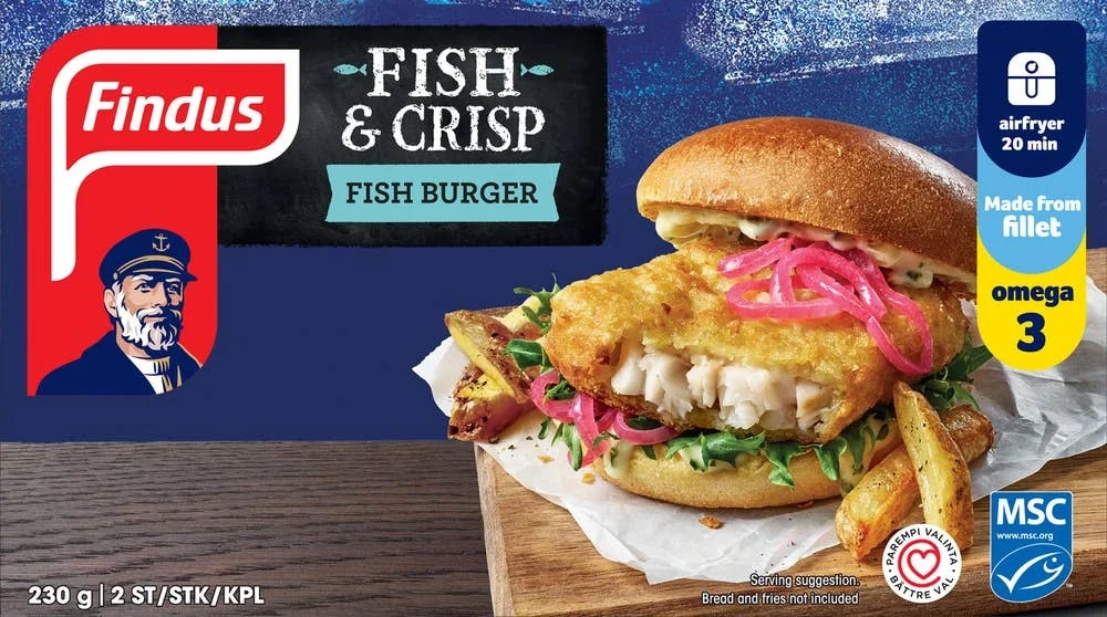 Fish & Crisp burger