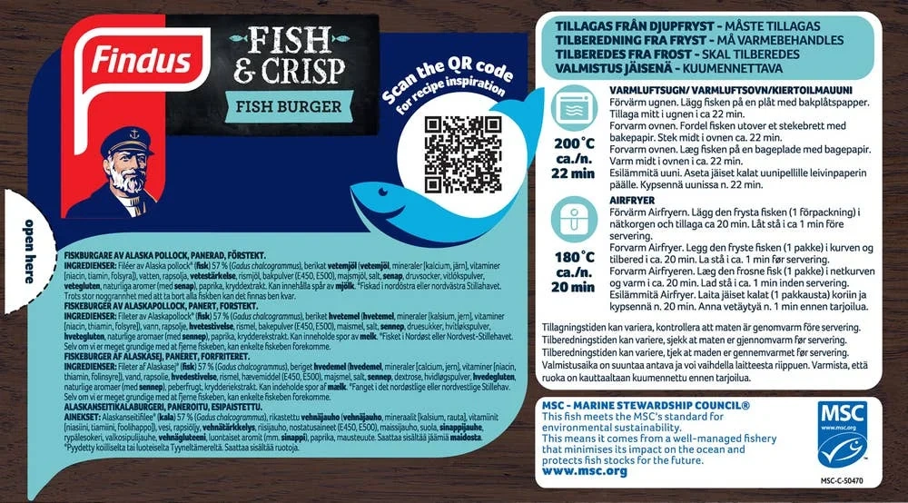 Fish & Crisp burger