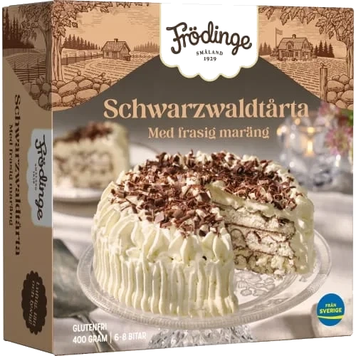 Schwarzwald Tårta Fryst