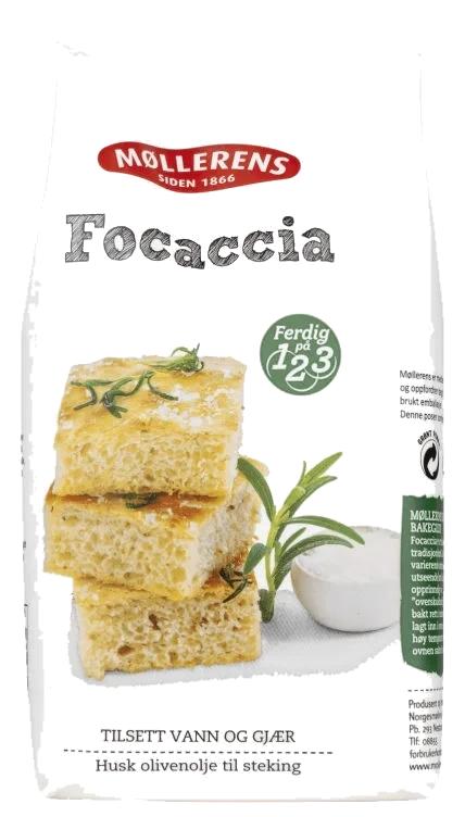 Focaccia Mix 500g Møllerens