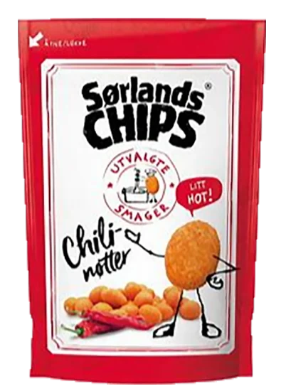 Chilinøtter Sørlandschips 60g