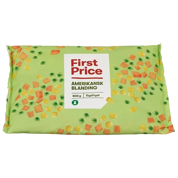 Amerikansk Blanding 800g First Price