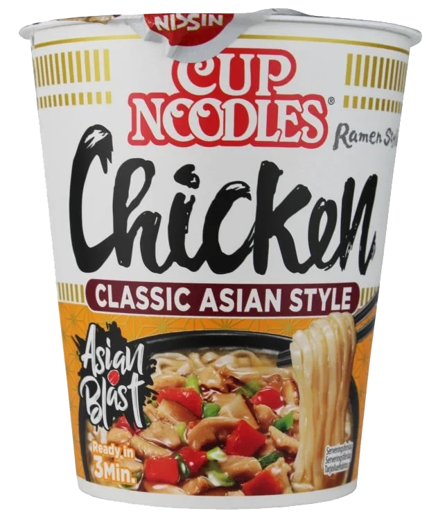 Nudler i Kopp Kyllingsmak 63g Nissin