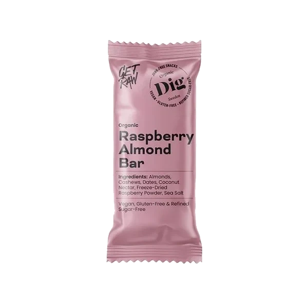 Dig Get Raw Raspberry Almond Bar