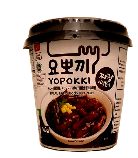 Yopokki Halal Jjajang Topokki 140g