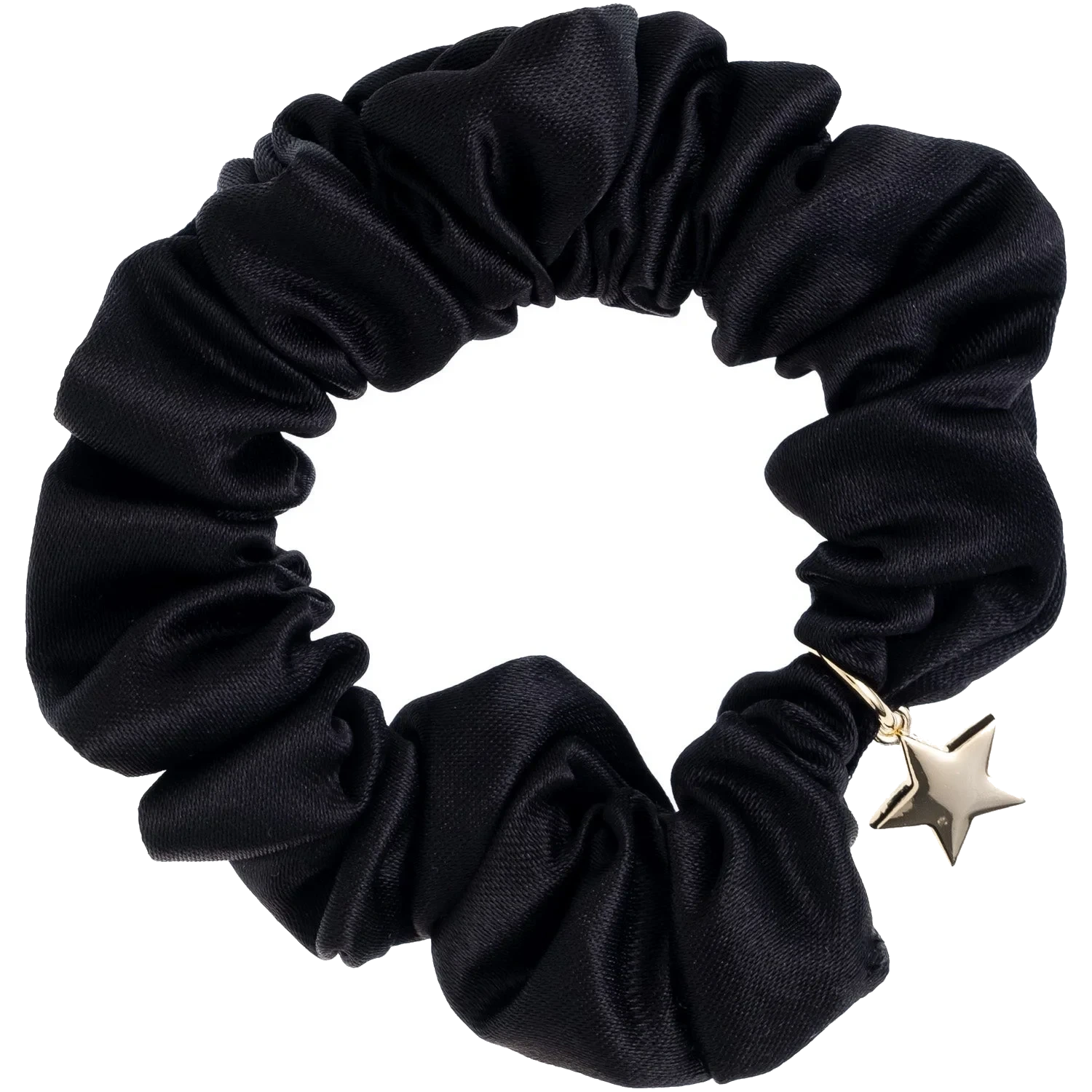 Dark Satin Scrunchie