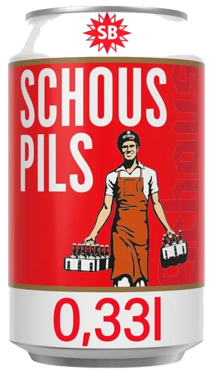 Schous Pilsner 0,33l boks
