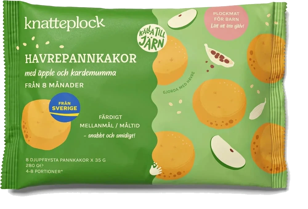 Havrepannkakor Äpple & Kardemumma Fryst