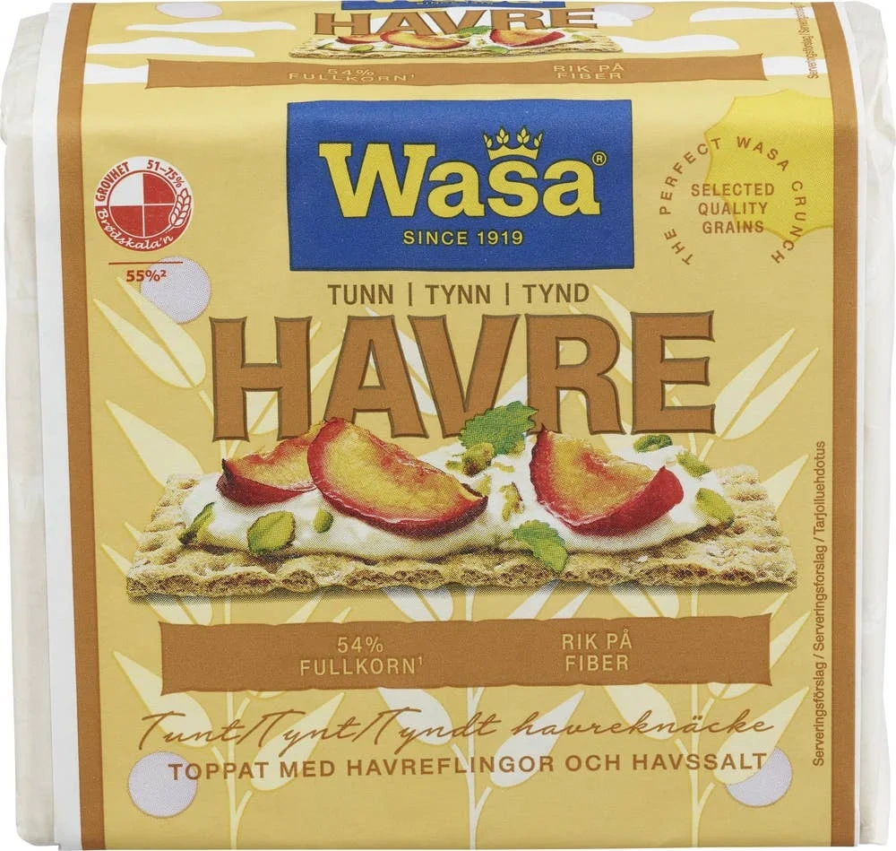 Knekkebrød Tynn Havre