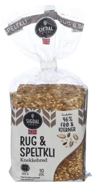 Knekkebrød Rug Speltkli 220g