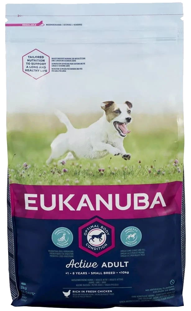 Dog Adult Active Small Breed 3 kg