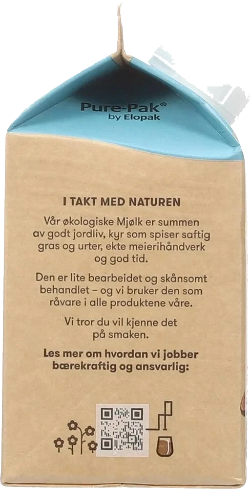 Økologisk laktosefri iskaffe