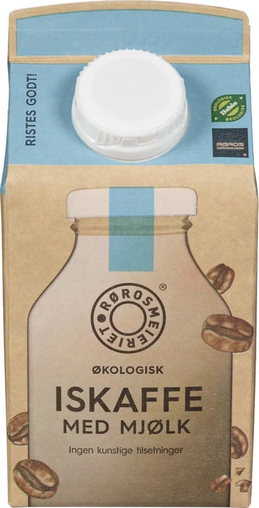 Økologisk laktosefri iskaffe