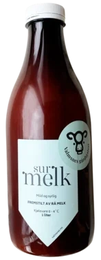 Valmsnes Gård Surmelk Upasteurisert 1l