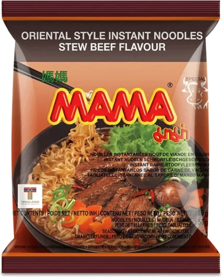 Mama Inst Noodles Stew Beef Flavour 60gr