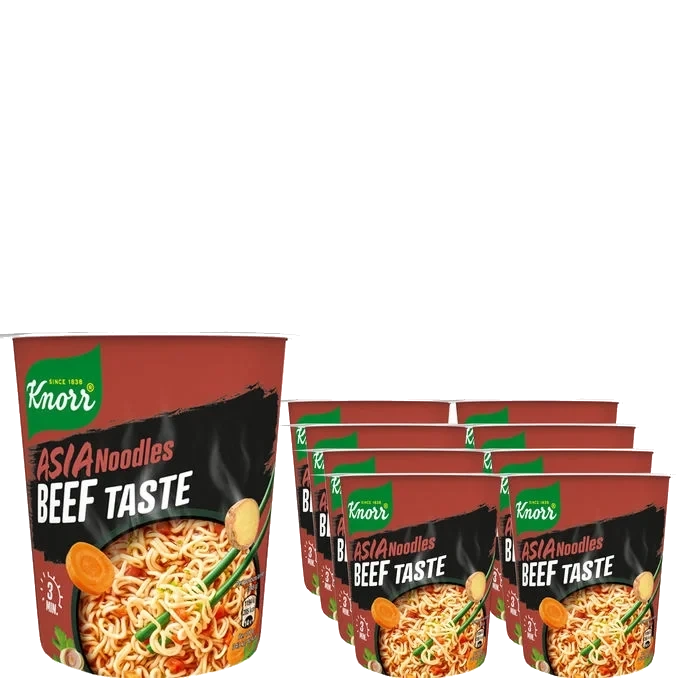 Snack Pot Nudlar Biffsmak 8-pack