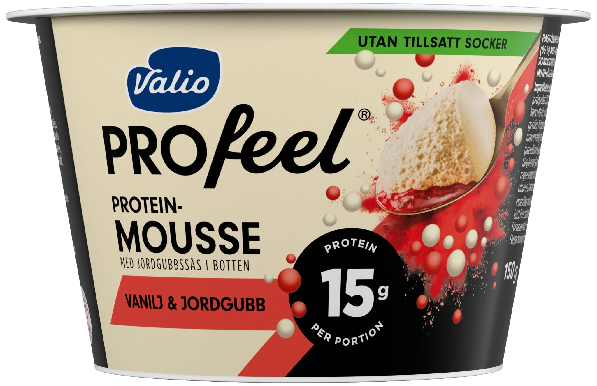 Proteinmousse PROfeel Vanilj & jordgubb