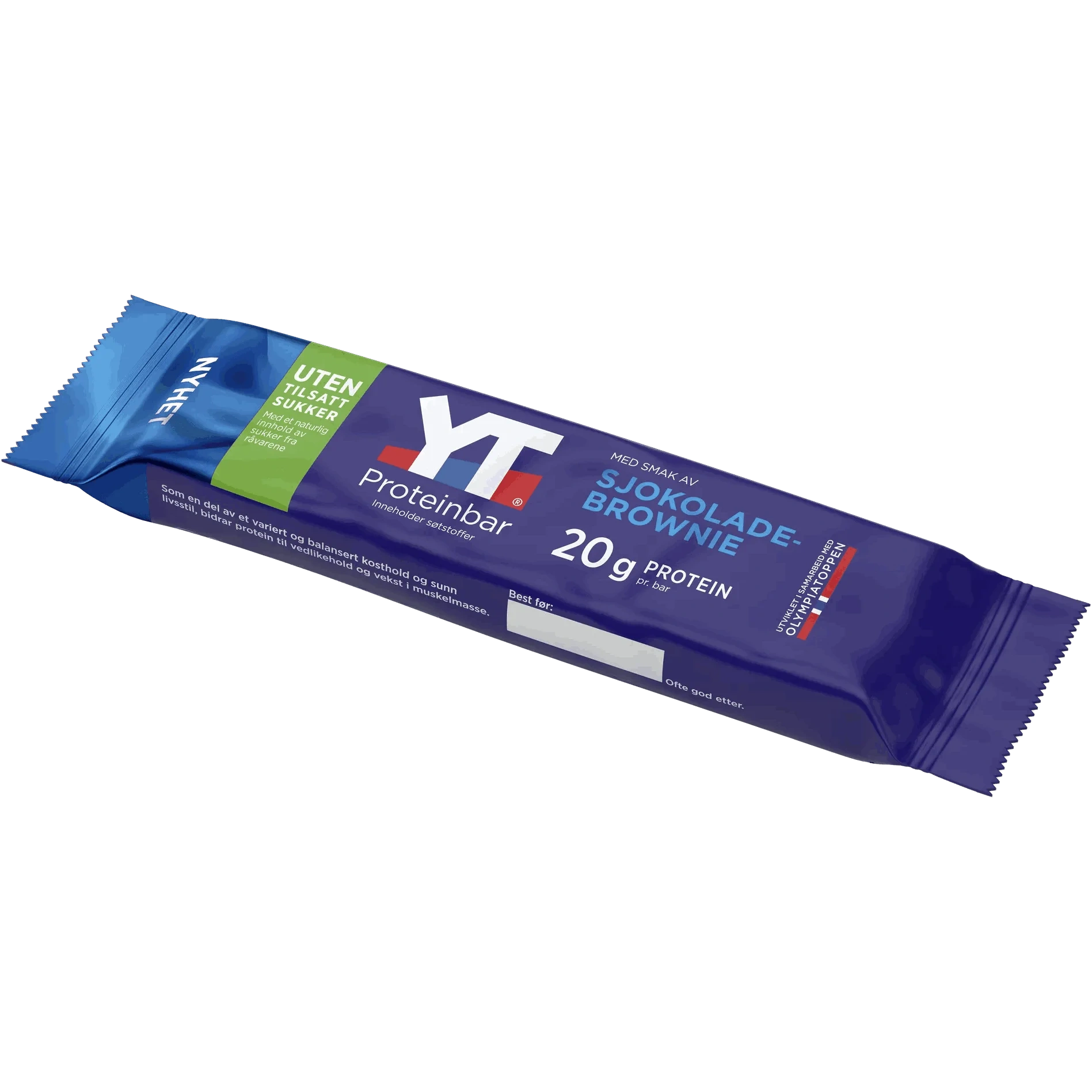 YT Proteinbar Sjokolade Brownie 50 g