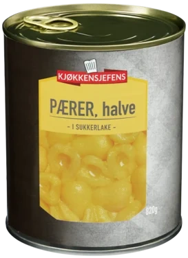 Pærer, Halve i Sukkerlake 820g Kjøkkensjefens