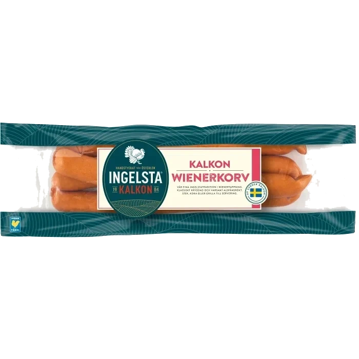 Wienerkorv Kalkon 300g Ingelsta kalkon