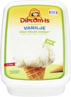 Vanilje u/Sukker 1l Diplom-Is