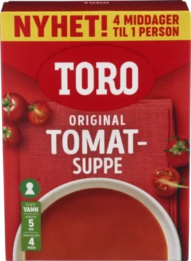 Toro Tomatsuppe 4x46g 184g