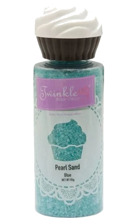 Kakestrø Sand Lys Blå 85g Twinkle
