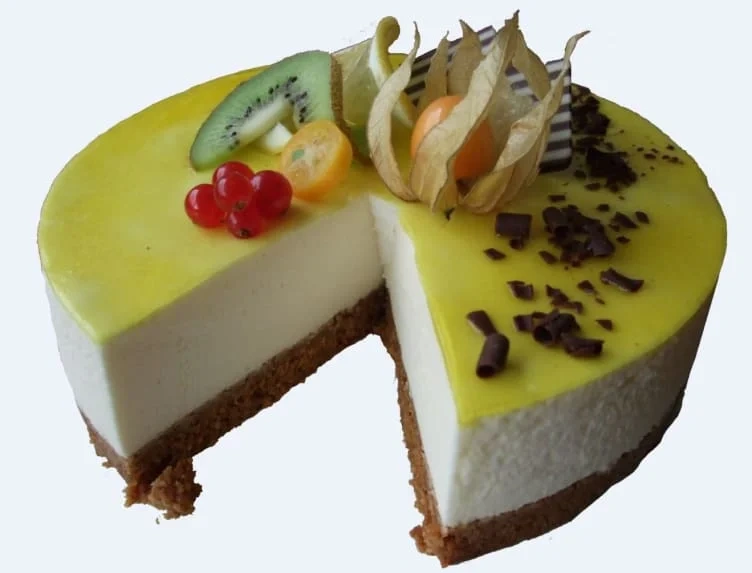 Ostekake Sitron 8p Nøtterø Bakeri