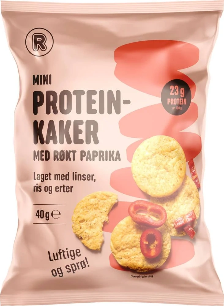 Mini proteinkaker med røkt paprika