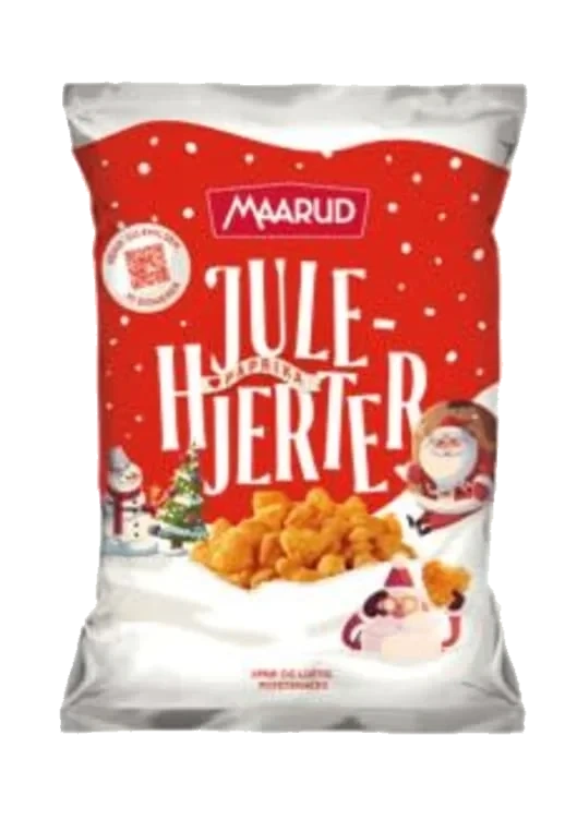 Luftige Hjerter Paprika 120g Maarud