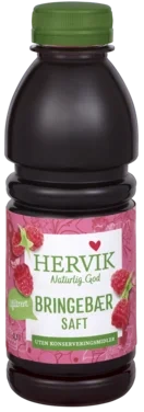 Hervik Ufiltrert Bringebærsaft 0.5l
