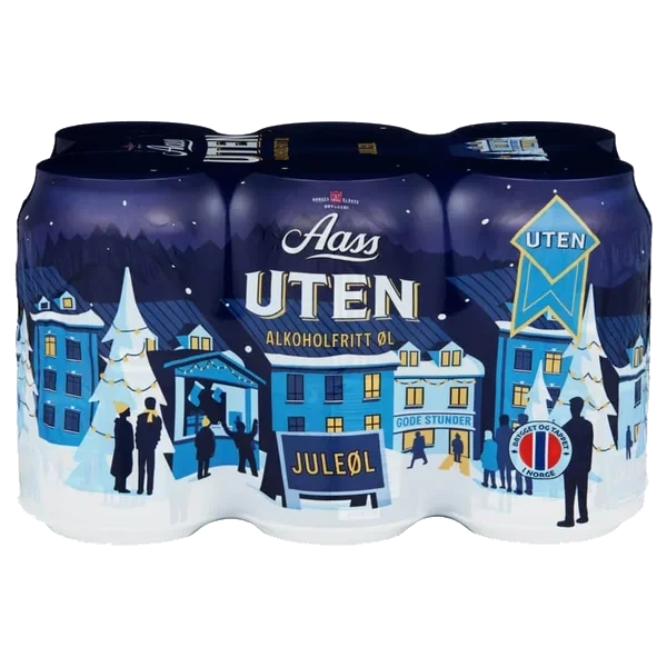 Aass Uten Juleøl 0,33lx6 Bx