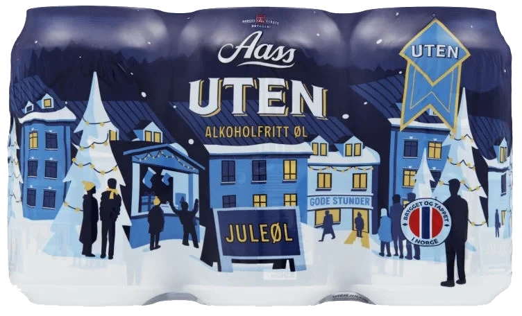 Aass Uten Juleøl 0,33lx6 Bx