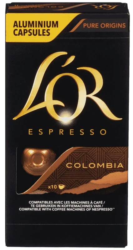 L Or Kaffekaps Colombia Utz 10stk