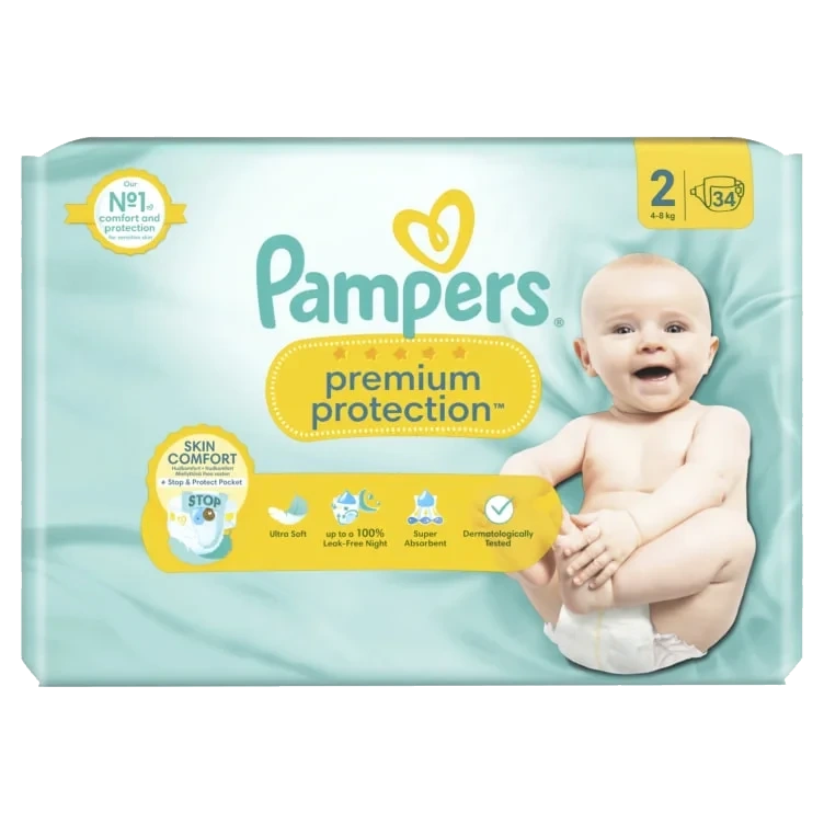 Bleier Pampers S2 Newbaby Premprot 4-8kg 34st